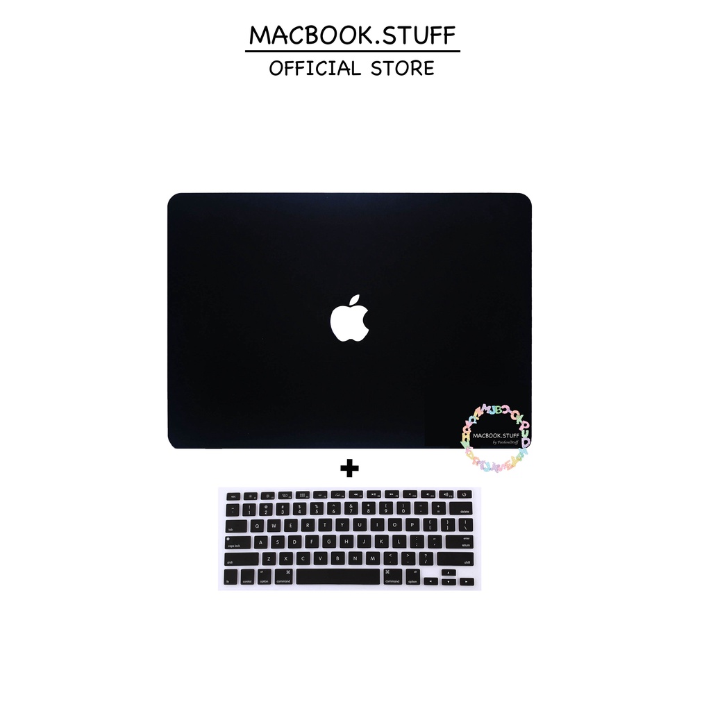 PAKET MACBOOK Case MATTE dan KEYBOARD NEW AIR PRO RETINA 11 12 13 14 15 16 INCH NON /  WITH CD ROOM / TOUCHBAR / TOUCH ID / M1 2020 2021 2022