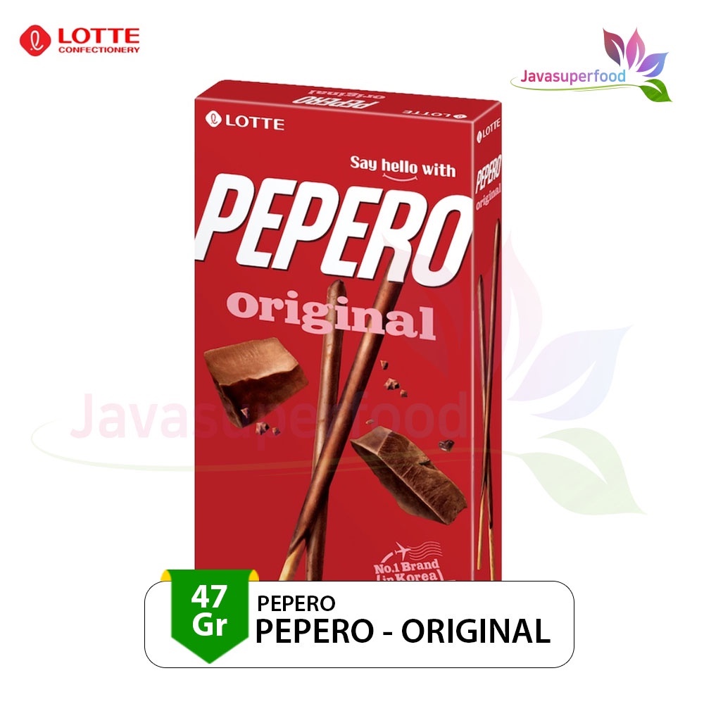 

Lotte Pepero Choco Original 47g/Biskuit Coklat Original Asli Korea