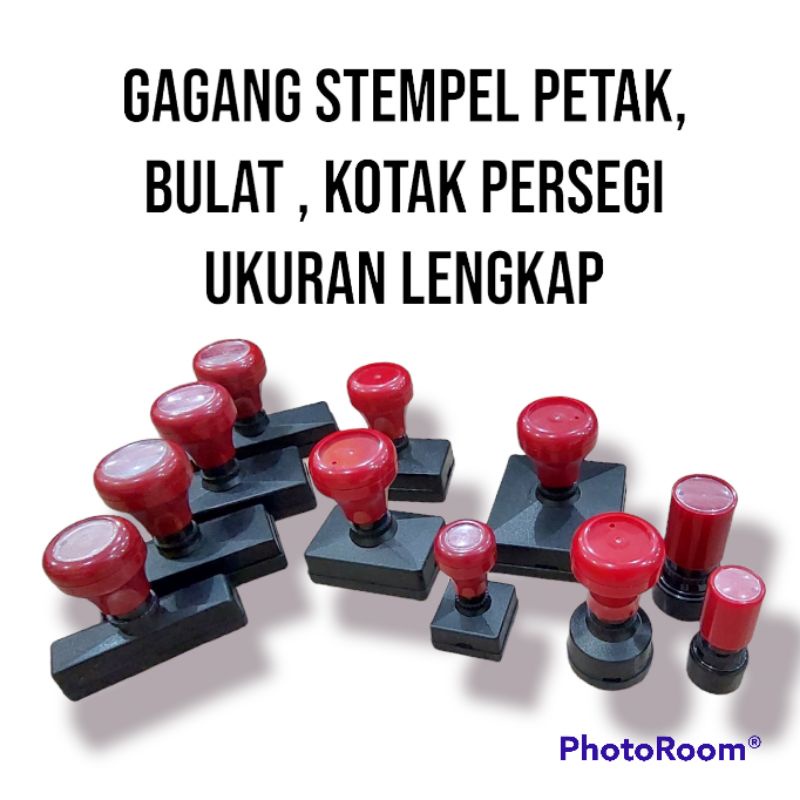 

Gagang Stempel Flash Kotak Petak ,Bulat semua ukuran