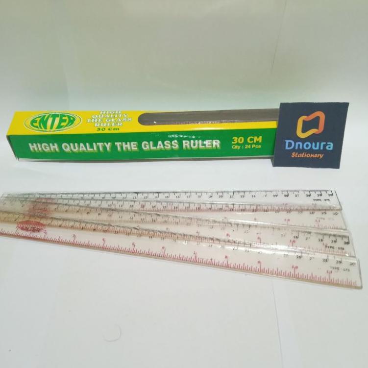 

O35 SELUSIN ( 12 PCS ) Penggaris Plastik Mika 30cm Murah PALING DICARI ㅕ