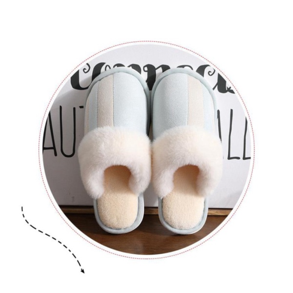 

Promo ARAMI Warm Home Cotton Soft Rubber Slipper Sendal Tidur Karet Non Slip - Light B. 38-39 Limited