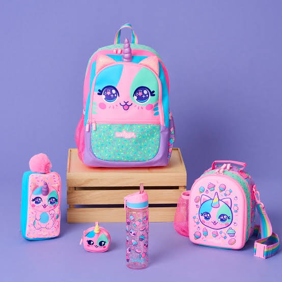 Smiggle Kylie Kittycorn Backpack Pencil Case