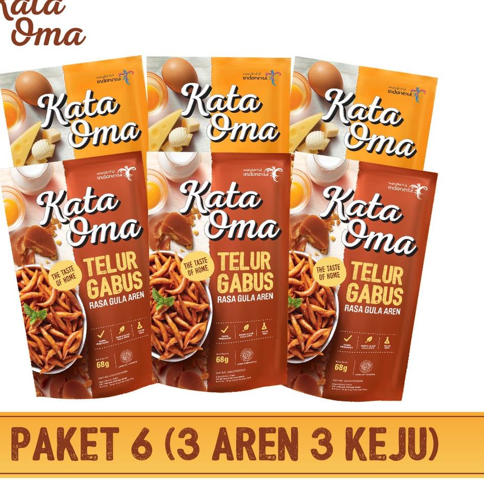 

☑ Kata Oma Telur Gabus Paket Isi 6 ➩