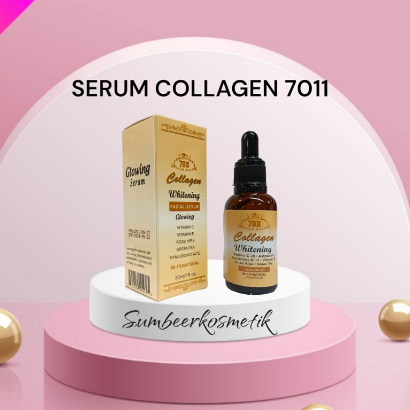 Facial serum collagen 701 | serum colagen glowing whitening