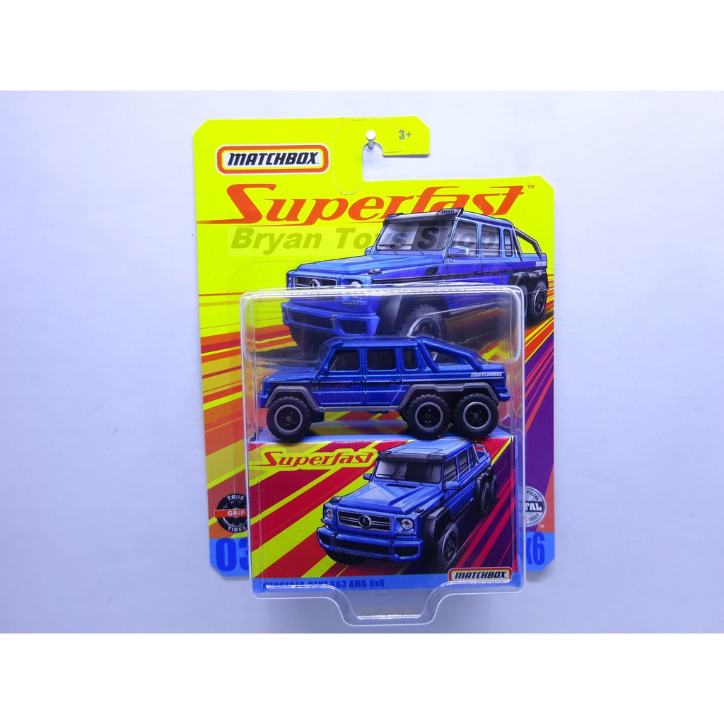 Matchbox Superfast Mercedes-Benz AMG 6 x 6 Biru