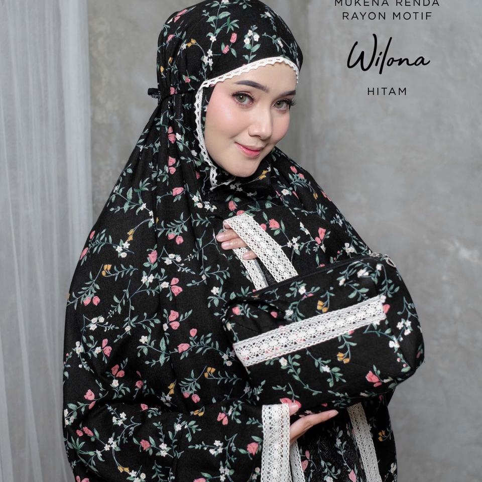 Terbaru MUKENA BALI TASIK - MUKENA RENDA RAYON DEWASA MOTIF WILONA