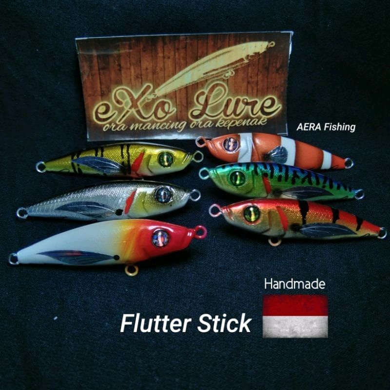 Flutter Stick Exo Lure Handmade Mini Pensil Stickbait