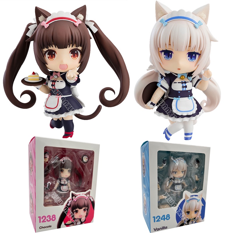 #1238gambar Anime Nekopara Chocola #1248buah Vanilla Action Figure Nekopara Vanilla/Chocola Figurine Collection Model Boneka Mainan Hadiah