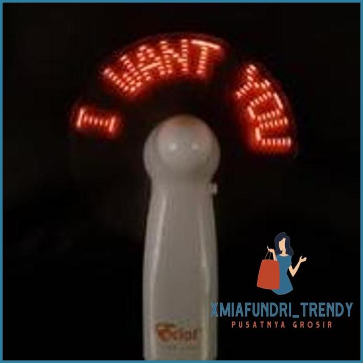 Led Mini Fan Merah Isi Pesan I Want You, To Know That, I Love You Murah