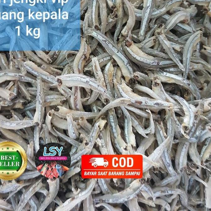 

❋ ikan asin teri jengki bulat vip tanpa kepala 1kg ➬