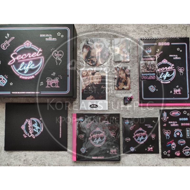 CLEARANCE SALE READY STOCK Twice Season Greeting 2023 benefit Withmuu