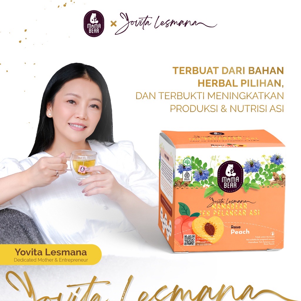 

￼MamaBear Teh Pelancar ASI Rasa Peach Booster Pelancar ASI