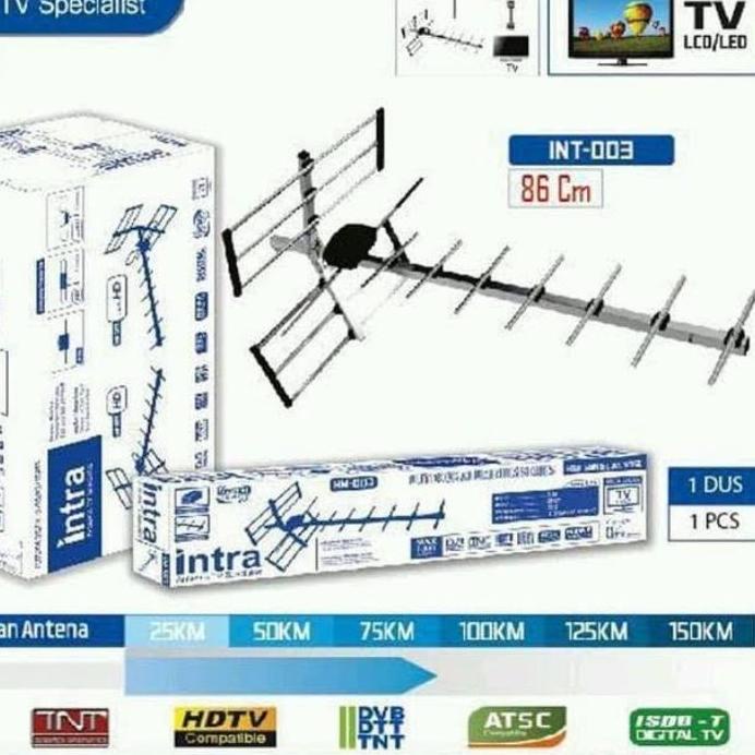 ✷ Intra Antena TV Digital Luar / Outdoor INT-003 / INT-005 ☋