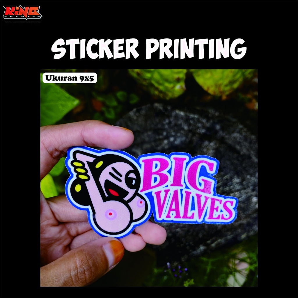 

STICKER BIG VALVES PRINTING- KING GRAPHICS