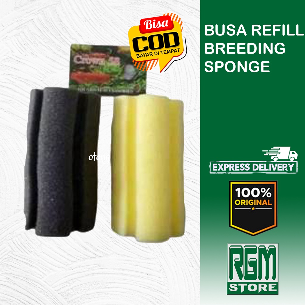 refill busa Breeding Sponge Filter crown Aquarium Aquascape MURAH