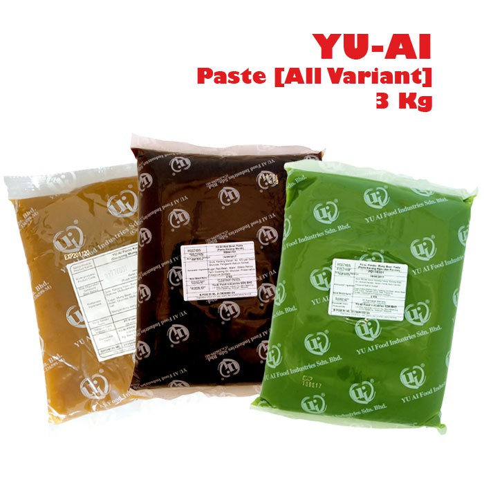 YU-AI - Paste / Pasta Filling Mung Bean SEMUA RASA 3Kg