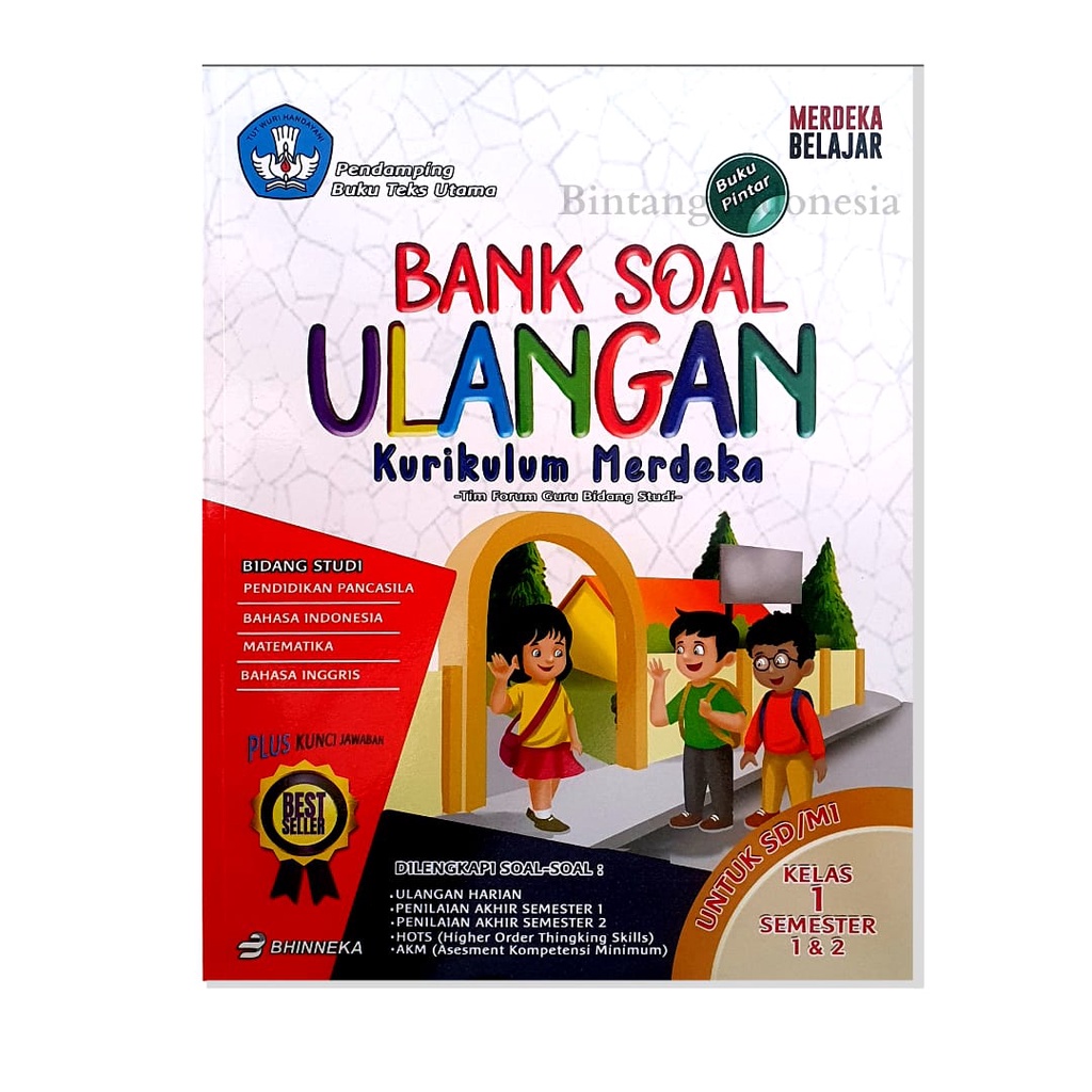 Bank Soal Ulangan Kelas 1 &amp; 4 SD/MI Kurikulum Merdeka