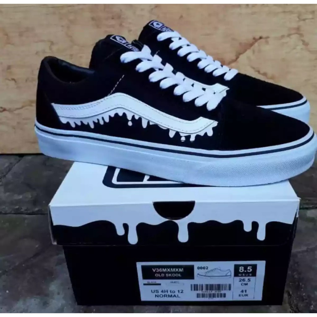 SEPATU VANS OLD SKOOL LUMER-SEPATU SNEAKER SEPATU HITAM PRIA -SEPATU PRIA - WANITA