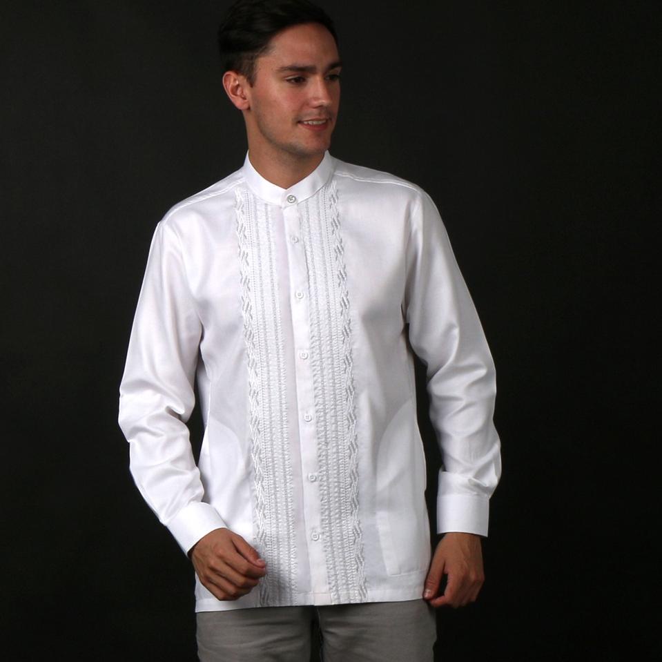 ✱ Casella Baju Koko Pria Lengan Panjang Exclusive Premium | Baju Koko Putih Lengan Panjang 9744 ♚
