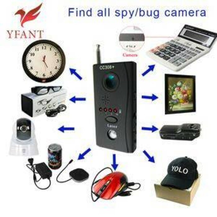 Anti Spy Hidden Camera Bug Signal Detector / Anti Sadap NEW murah