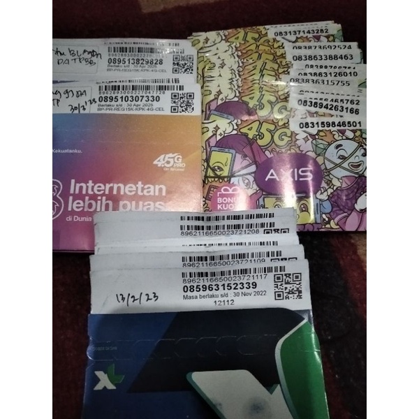 Kartu Perdana Siap Pakai Full Acak