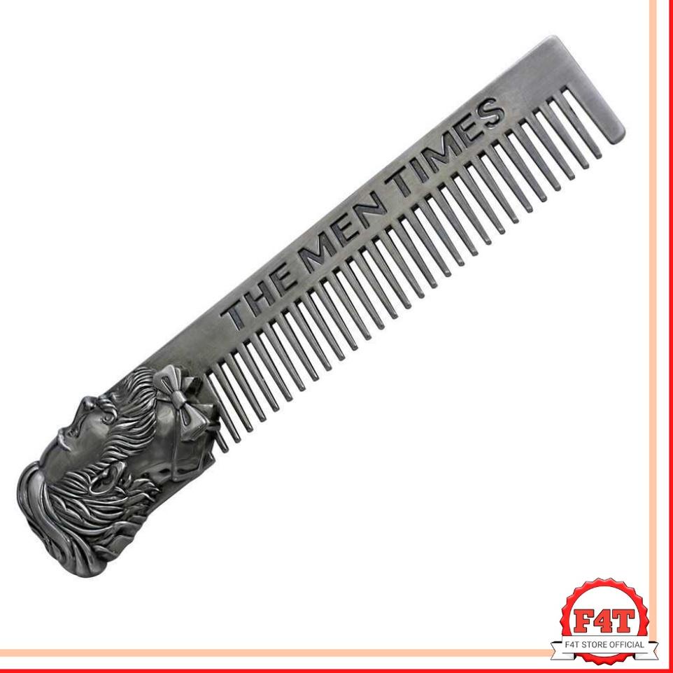 ℗ Sisir Rambut Pria Lipat Besi Keren Saku  1 Set Murah Mini Portable MR4438-01  F4T STORE ▼