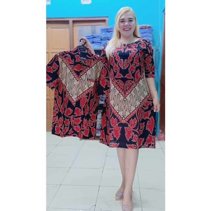 CORLA SARIMBIT DRESS PURING DAN KEMEJA - JAHITAN BUTIK