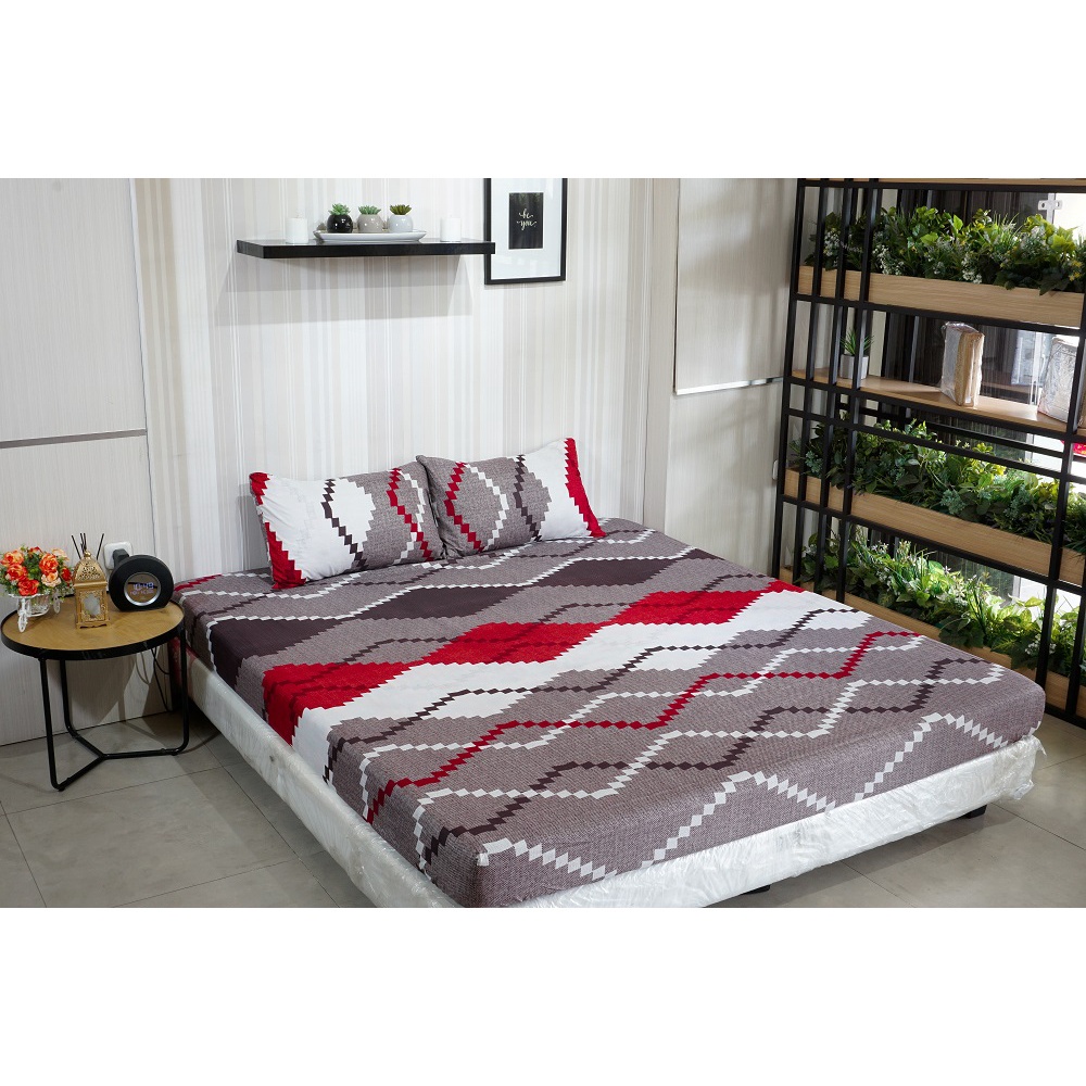 Idola Style Veronica Sprei 100 / 120 Micro Print Tinggi 20 cm MP-8024