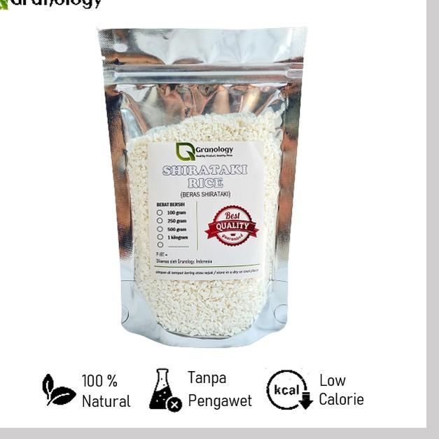 

✺ Beras Shirataki Konnyaku / Beras Diet (250 gram) by Granology ✴