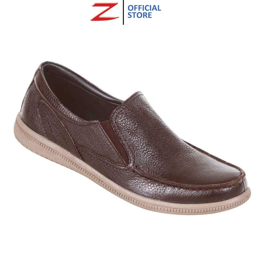 ➧ Zeintin - Sepatu Pantofel Pria Kulit Asli Sepatu Santai Slip On Sepatu Keja Sepatu santai Zeintin 