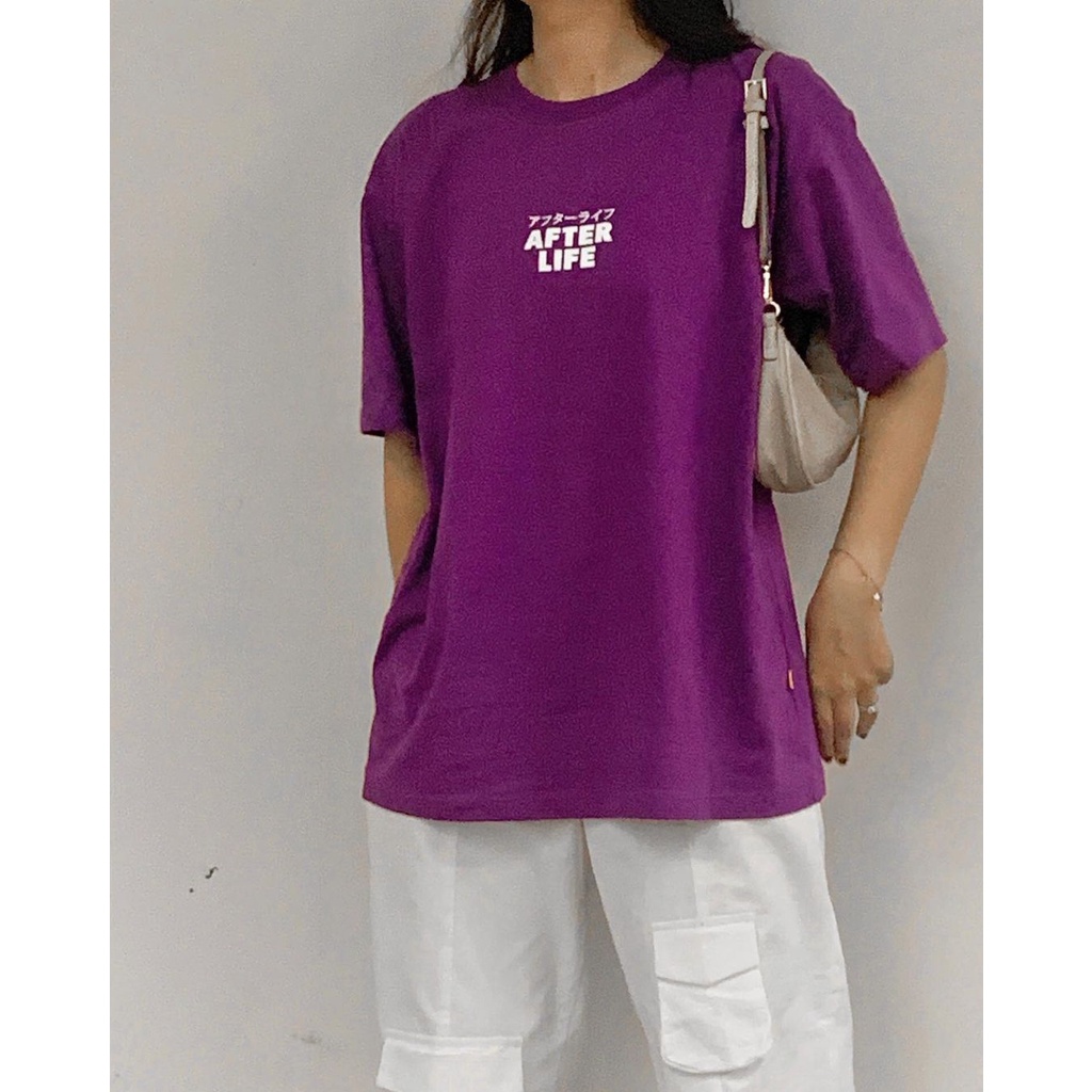 AFTERLIFE - Tshirt Lattera Dark Purple | 21046E
