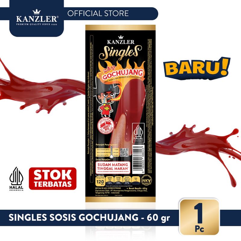 

KANZLER SINGLES SOSIS GOCHUJANG 65GR