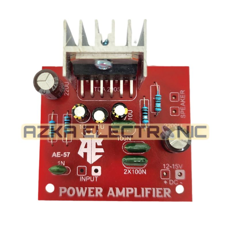 Kit Mini Power Amplifier TDA 2005 Mono 40W 12V DC AE-57