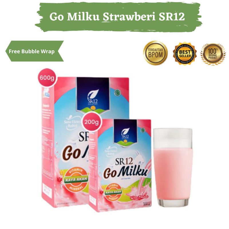 

SR12 Go Milku Susu Etawa Rasa Strowberi