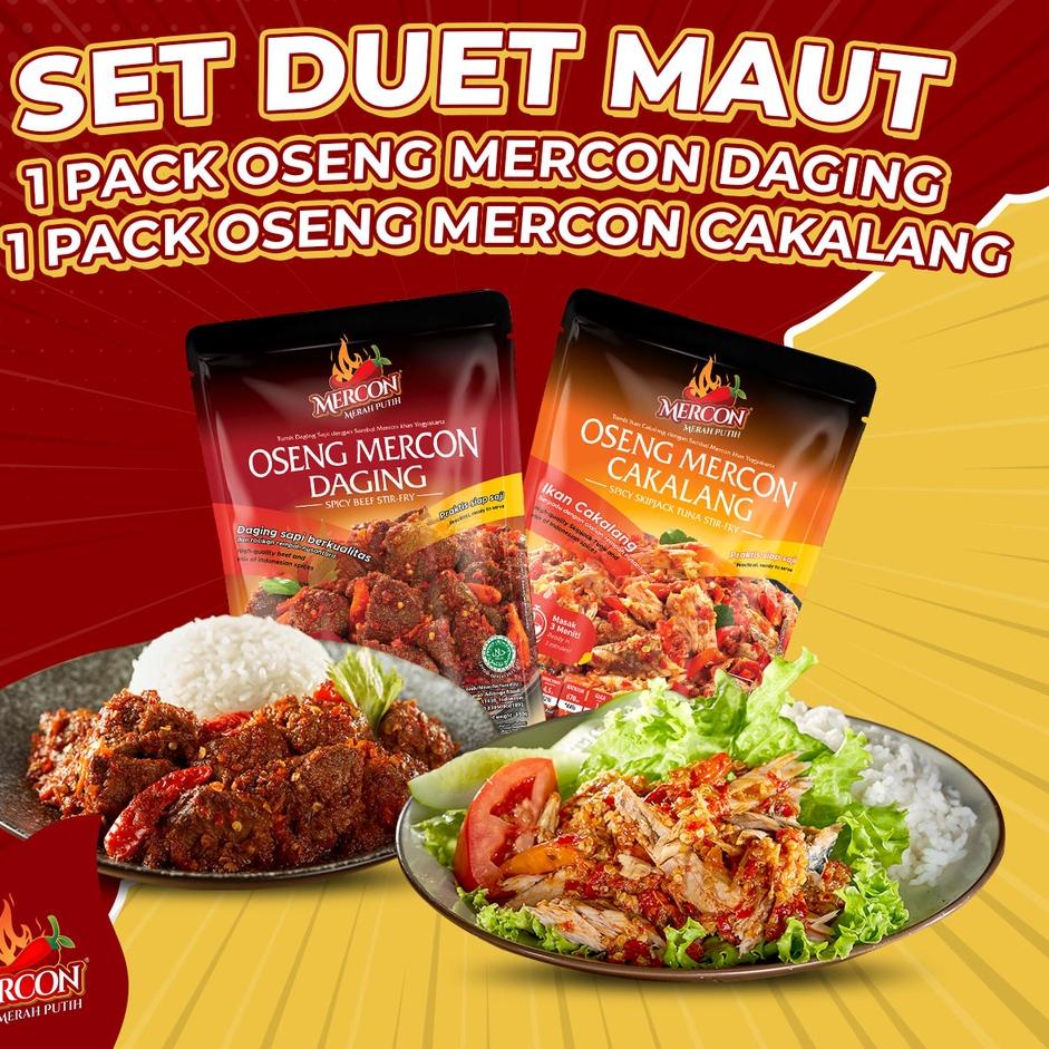 

❀ Mercon Merah Putih - Set Duet Maut || Oseng Mercon Daging + Cakalang ❆