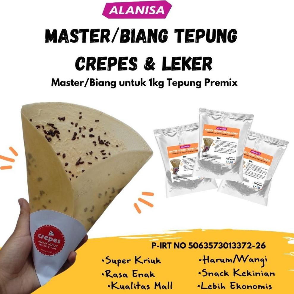 

B33 Promo !!! Master Tepung Crepes utk campuran 1kg Tepung, pembelian min 5pc BIG DISKON ㅂ