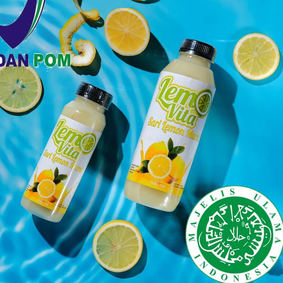 

✳ PAKET 1 Liter Lemovita Fresh Jus Lemon Halal ✿