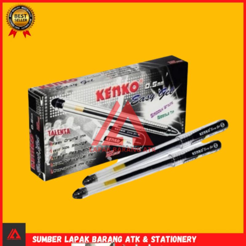 

KENKO Pulpen Easy Gel Kenko 0,5mm hitam/biru 1 pcs