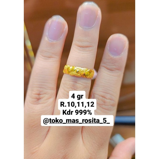 cincin ukir 999