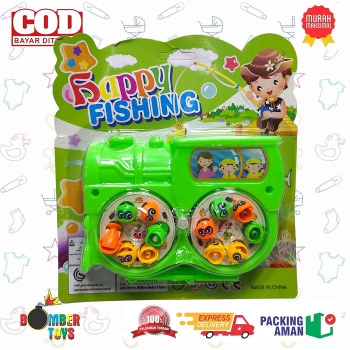 MAINAN ANAK FISHING GAME PANCINGAN MAGNET 2 KOLAM NON BATERAI PANCING
