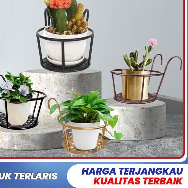 ✦ Goland Rak Bunga Balkon Rak Pot Tanaman Pot Gantung Rak Pot Balkon ➹