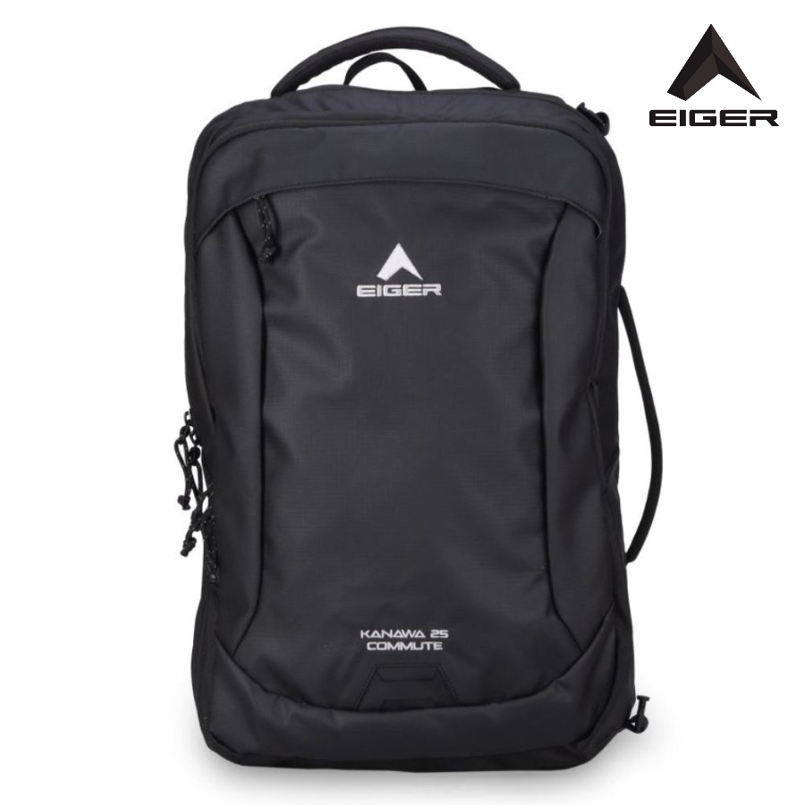 EIGER1989 TAS RANSEL PRIA KANAWA COMMUTE 25 1.0 LAPTOP BACKPACK BLACK