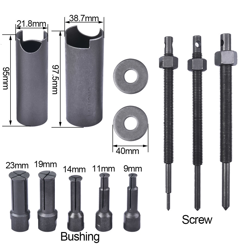 Treker Bearing Puller Set 8 Pcs Treker Bearing Tanam CVT Lepas Pembuka Dalam Laher Tutup Separator Disassembler Laker