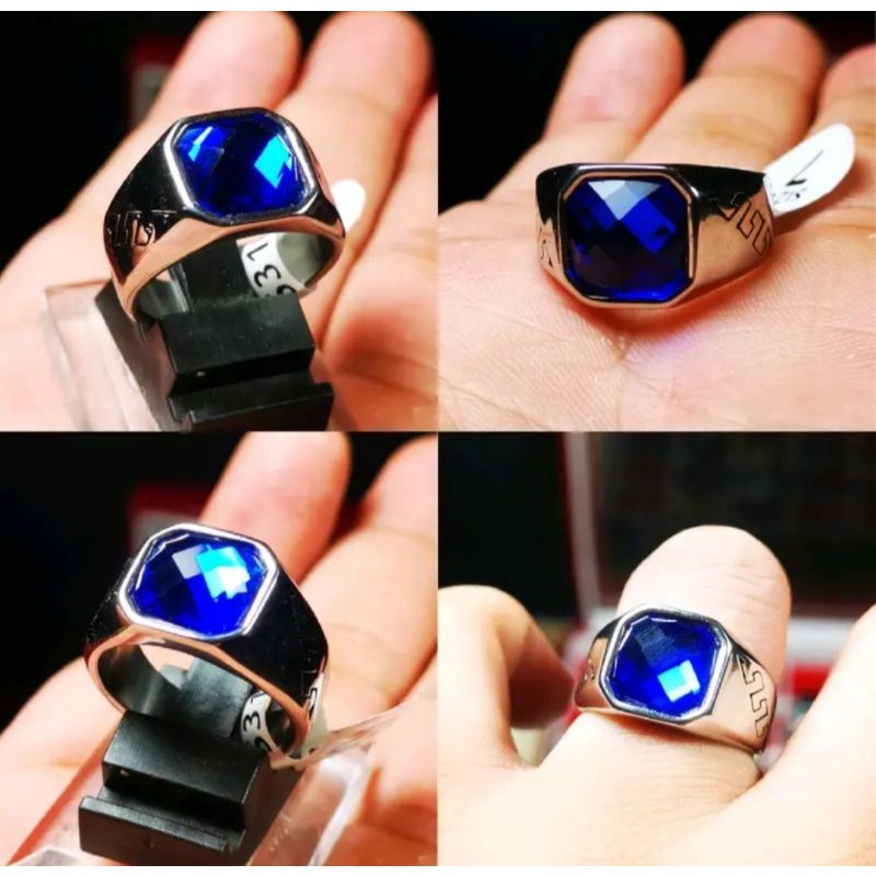 cod bayar ditempat Batu Cincin Blue Topaz