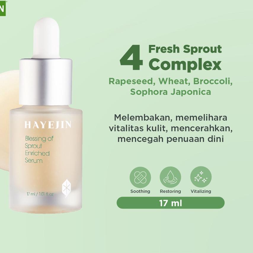 ♔ HAYEJIN Blessing of Sprout Enriched Serum 17ml ✮
