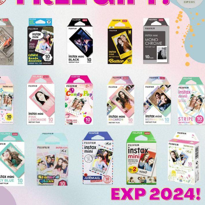 NTI498 PROMO TERLENGKAP REFILL INSTAX MINI/PAPER/FILM FUJIFILM/ REFILL POLAROID/ ISI POLAROID EXP 20