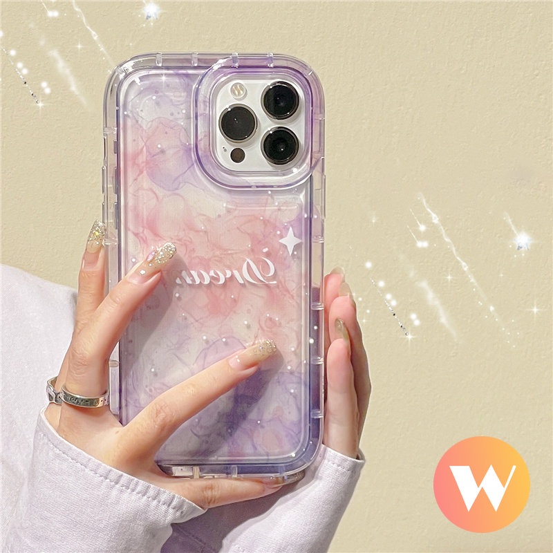 Fantasi Lukisan Langit Berbintang Case Untuk Realme C33 C25Y C15 C35 C21Y C11 C12 C20 C25s C3 C20A C25 Realme 6i 5i 5 5s C11 2021 Pasangan Bening Bintang Bulan Shockproof Airbag Lembut TPU Cover