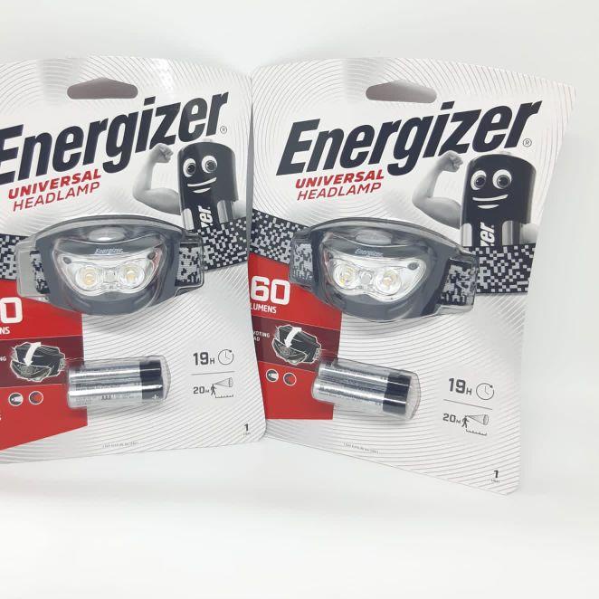 ✹ Headlamp headlight Senter kepala ENERGIZER 60 lumen 3 LED ➶