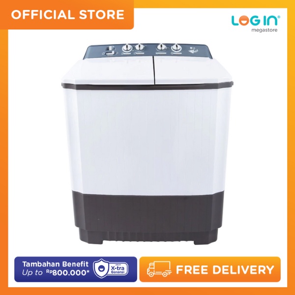 LG MESIN CUCI 2 TABUNG SEMI AUTO P8500R 8.5 KG