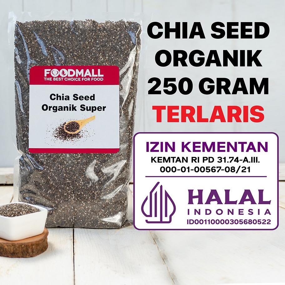 

➸ Organic Chia Seed 250 GRAM / Organik HALAL ♔